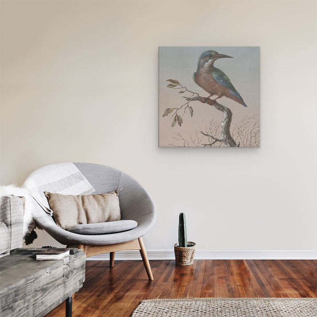 Canvas schilderij kamer IJsvogel - Barbara Regina Dietzsch