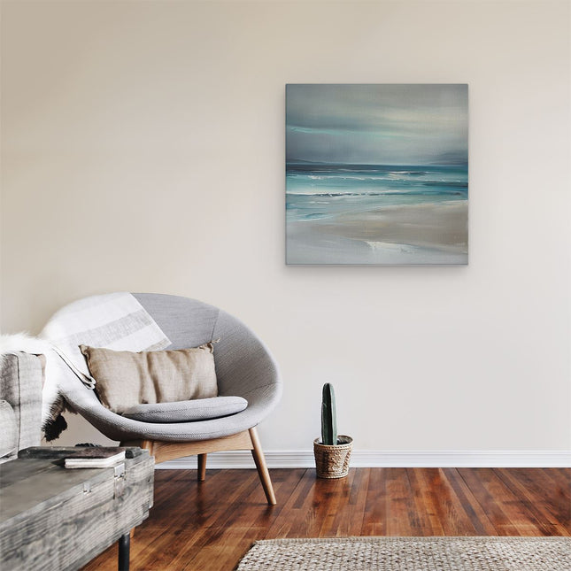 Canvas schilderij kamer Abstract Kunstwerk van een Strand