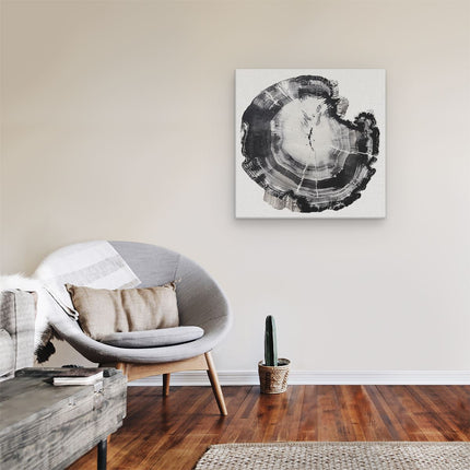 Canvas schilderij kamer Zwart Wit Deel van een Boom