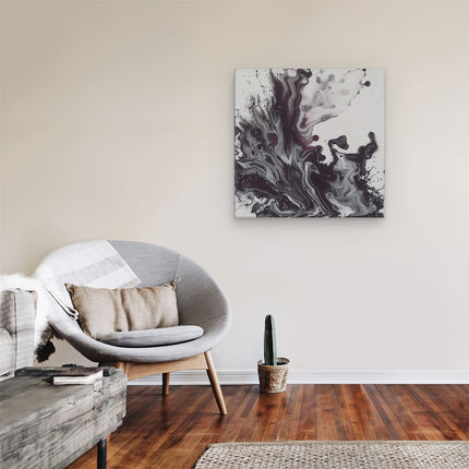Canvas schilderij kamer Zwart Wit Kunstwerk
