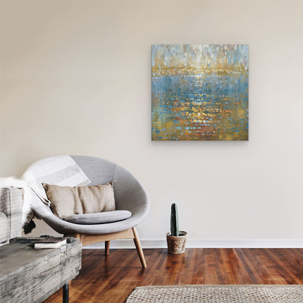 Canvas schilderij kamer Abstract Kunstwerk van een Zonsondergang