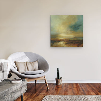 Canvas schilderij kamer Abstract Kunstwerk van een Zonsondergang