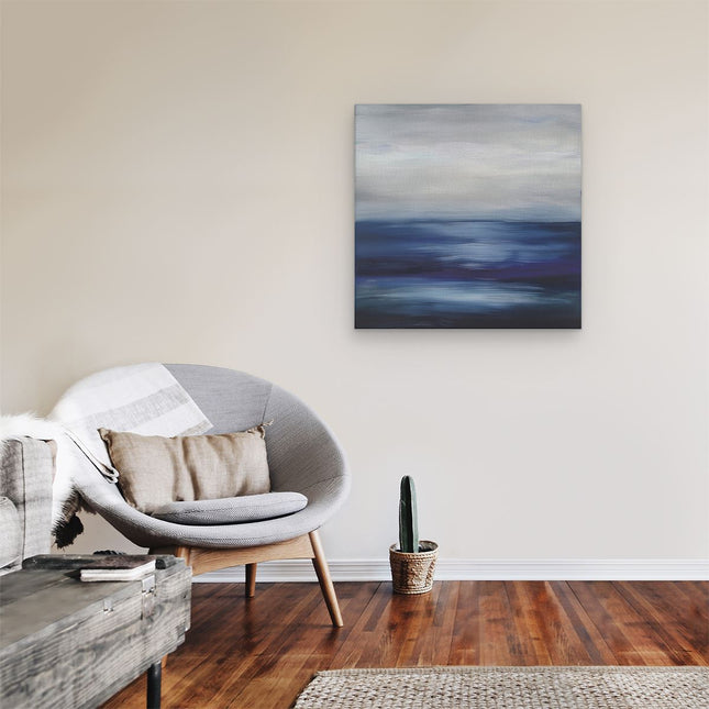 Canvas schilderij kamer Abstract Kunstwerk van de Oceaan