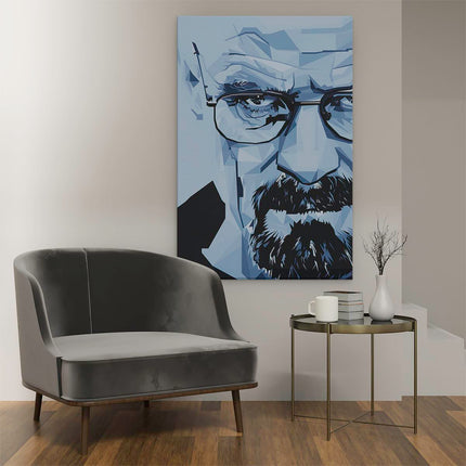 Canvas schilderij interieur Walter H. White uit Breaking Bad