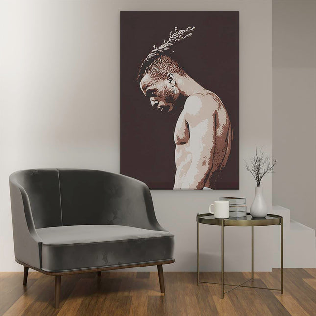 Canvas schilderij interieur XXXTentacion 