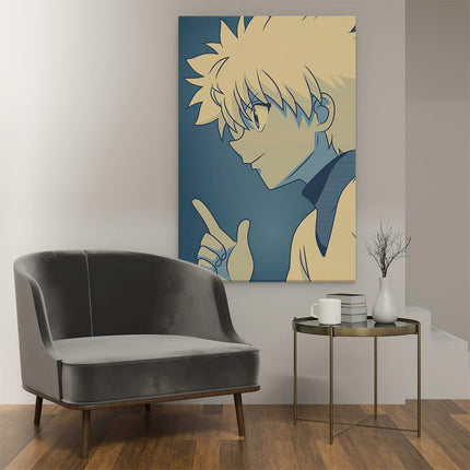 Canvas schilderij interieur Anime Karakter Killua Zoldyck