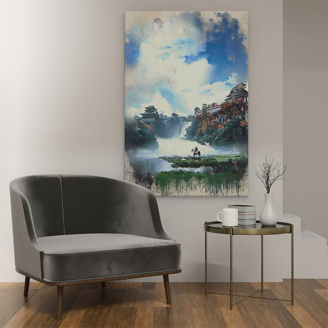 Canvas schilderij interieur Game Ghost of Tsushima