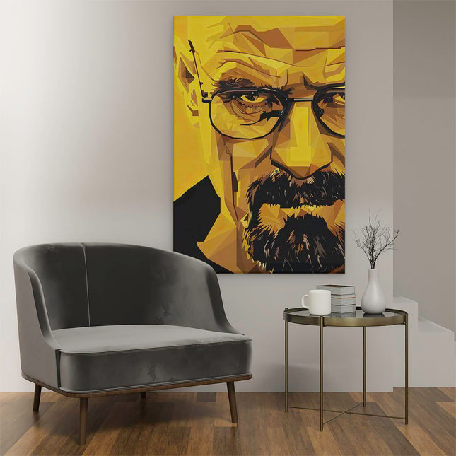 Canvas schilderij interieur Walter H. White uit Breaking Bad