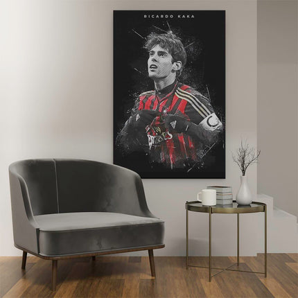 Canvas schilderij interieur Ricardo Kaka bij AC Milan