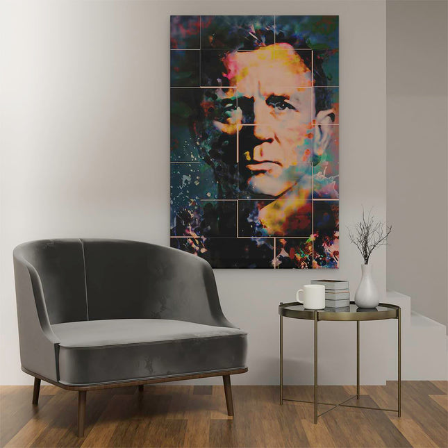 Canvas schilderij interieur James Bond 007