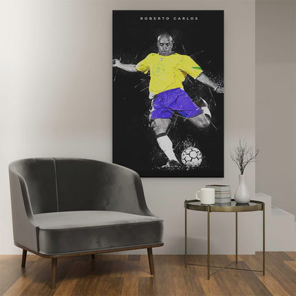 Canvas schilderij interieur Roberto Carlos bij Brazilië
