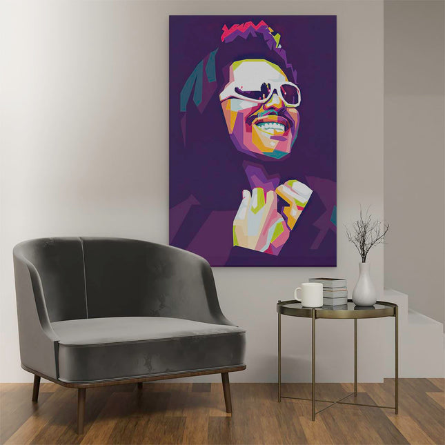 Canvas schilderij interieur The Weekend - Abstract