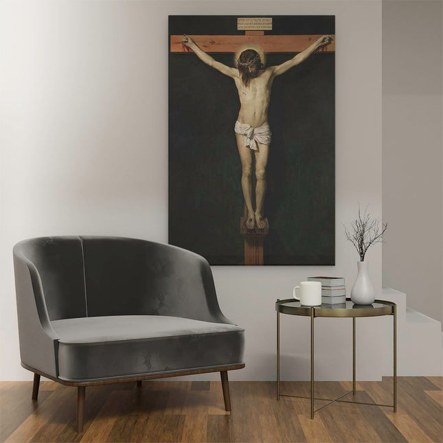Canvas schilderij interieur Christus Gekruisigd - Diego Velázquez