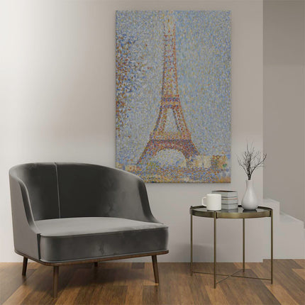 Canvas schilderij interieur De Eiffeltoren - Georges Seurat
