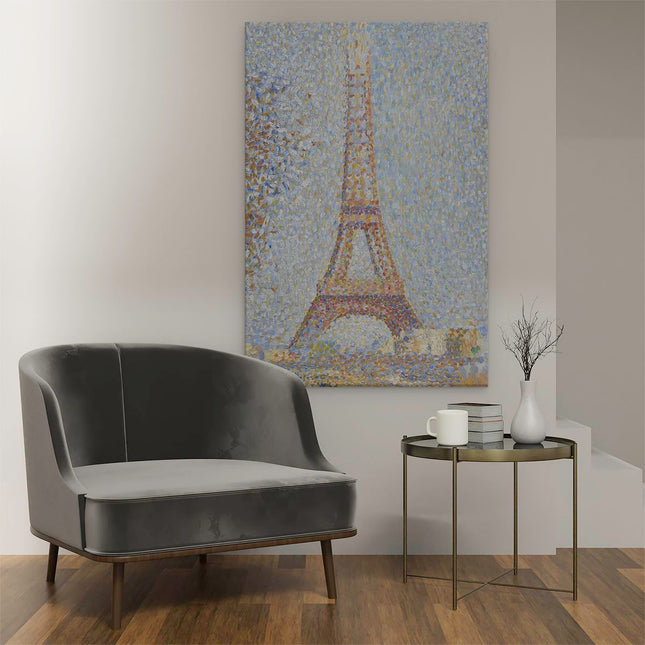 Canvas schilderij interieur De Eiffeltoren - Georges Seurat
