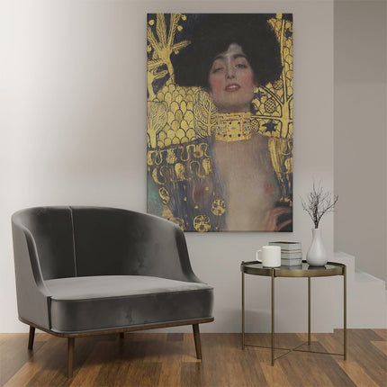 Canvas schilderij interieur Judith I - Gustav Klimt