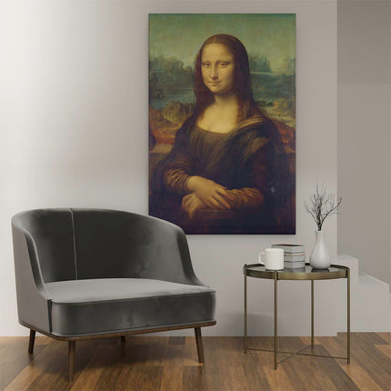 Canvas schilderij interieur Mona Lisa - Leonardo da Vinci