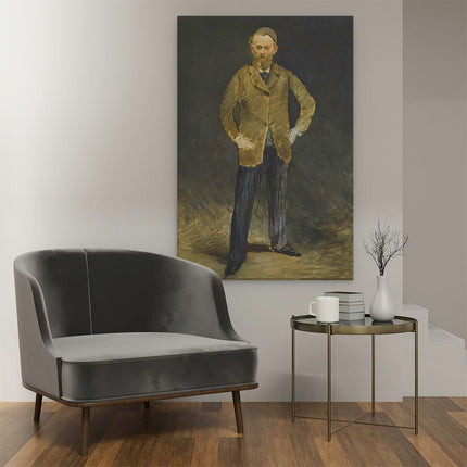 Canvas schilderij interieur Zelfportret Édouard Manet