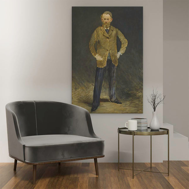 Canvas schilderij interieur Zelfportret Édouard Manet