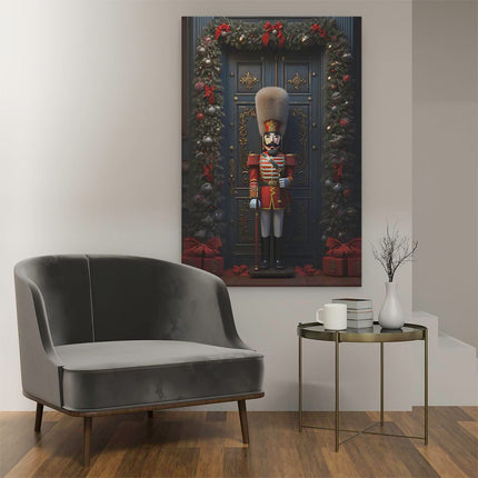 Canvas schilderij interieur Notenkraker Soldaat - Kerst