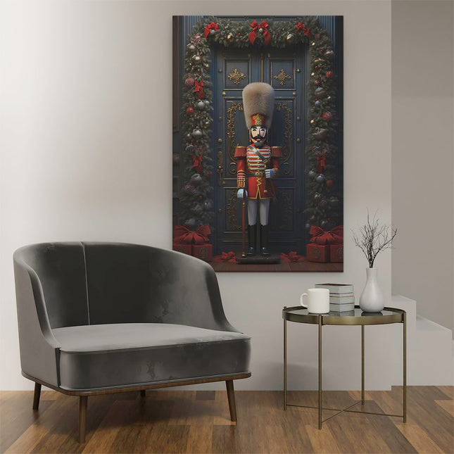 Canvas schilderij interieur Notenkraker Soldaat - Kerst