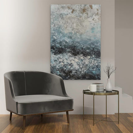 Canvas schilderij interieur Abstract Kunstwerk van de Oceaan