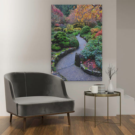 Canvas schilderij interieur Japans Pad
