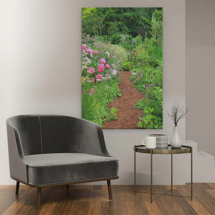 Canvas schilderij interieur Wilde Tuin