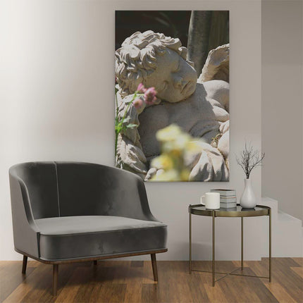 Canvas schilderij interieur Engel