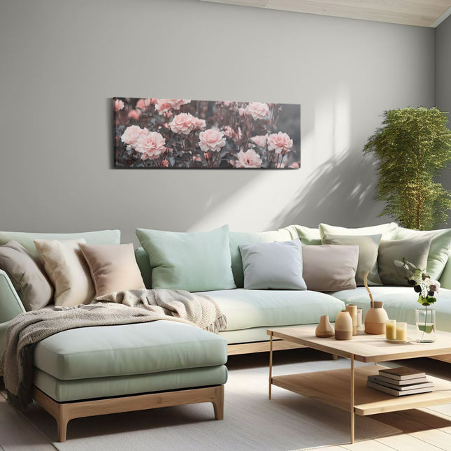 Canvas Schilderij Woonkamer Schilderij Tijgerkop Met Blauwe Ogen - Zwart Wit