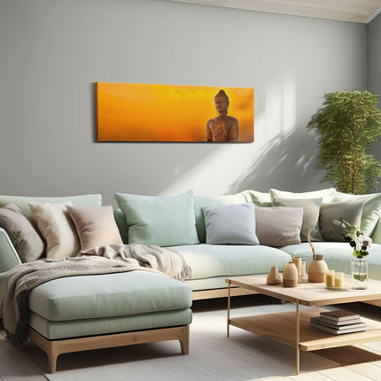 Canvas Schilderij Woonkamer Schilderij Abstract Kunstwerk van een Kleurrijke Explosie