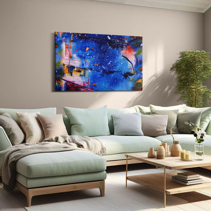 Canvas schilderij woonkamer Abstracte Kunst - Verschillende Kleuren