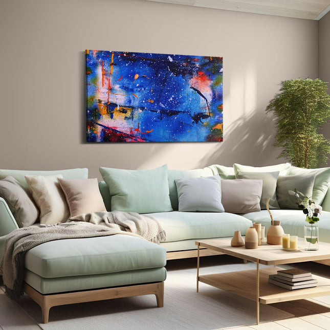 Canvas schilderij woonkamer Abstracte Kunst - Verschillende Kleuren