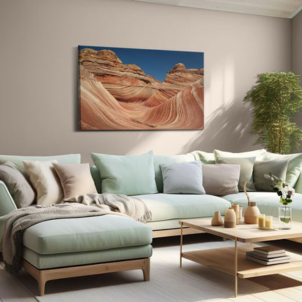 Canvas schilderij woonkamer Nationaal Monument Canyon Cliffs