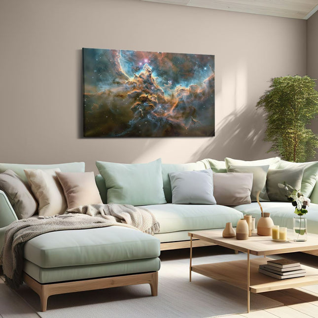 Canvas schilderij woonkamer Afbeelding van een Nevel