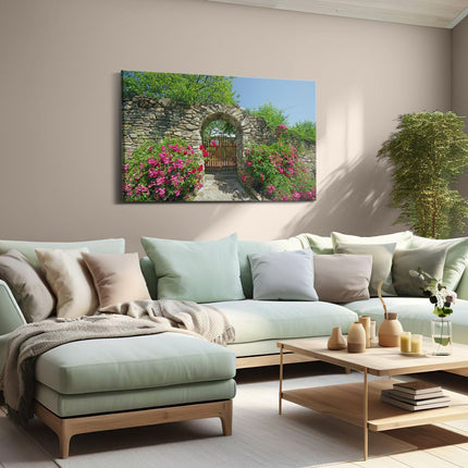 Canvas schilderij woonkamer Stenenpoort