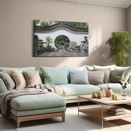 Canvas schilderij woonkamer Maanboog