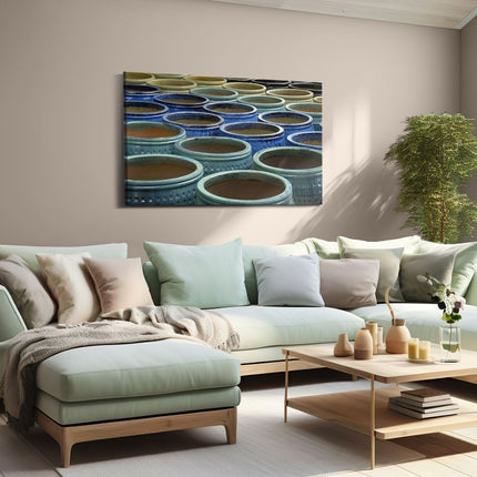 Canvas schilderij woonkamer Potten