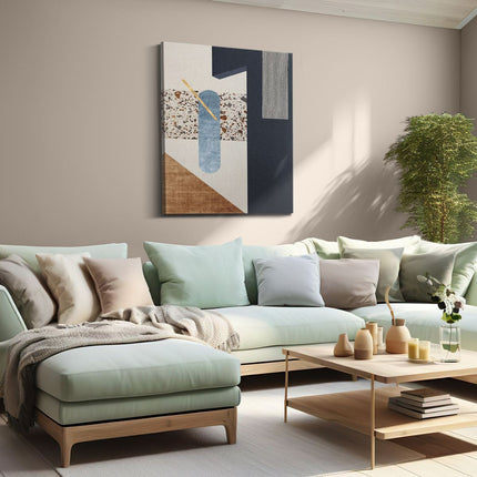 Canvas Schilderij Woonkamer Abstracte Kunst Bobo Art