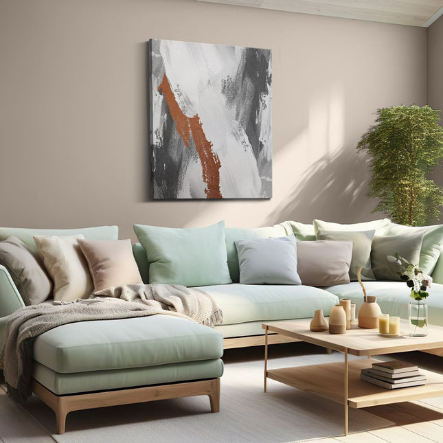 Canvas Schilderij Woonkamer Abstracte Kunst Verf