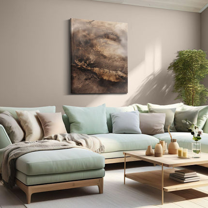 Canvas Schilderij Woonkamer Er is een Vliegtuig in de Lucht