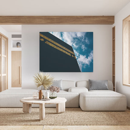 Canvas Schilderij Woonkamer Kaäba Gebedshuis in Mekka