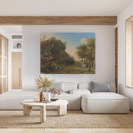 Canvas Schilderij Woonkamer Orpheus en de Dieren - Paulus Potter