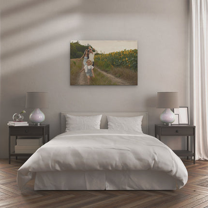 Eigen foto op canvas