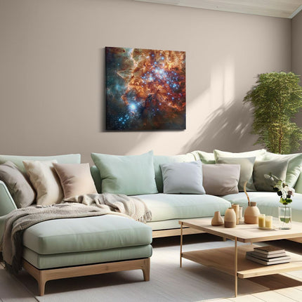 Canvas schilderij woonkamer De Nevel is Vol Sterren