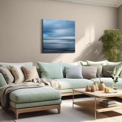 Canvas schilderij woonkamer Wazig Beeld van de Oceaan