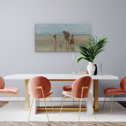 Canvas schilderij woonkamer Kinderen der Zee - Jozef Israëls