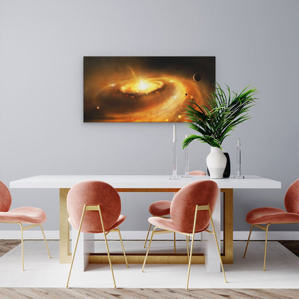 Canvas schilderij woonkamer Melkweg in de Ruimte