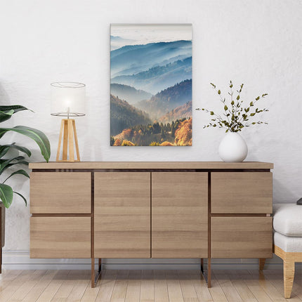 Canvas schilderij interieur Heuvel Landschap Van Het Zwarte Wout Bos