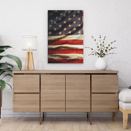 Canvas schilderij interieur Amerikaanse Vlag - Verenigde Staten